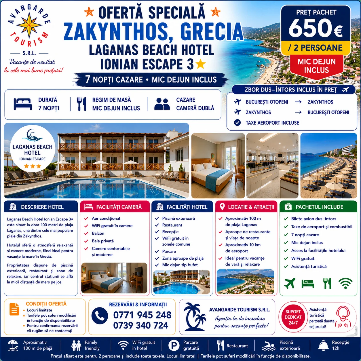 SPECIAL OFFER – ZAKYNTHOS, GREECE 7Nights 3